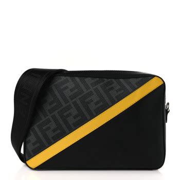 fendi camera case black|Fendi Diagonal Camera Case .